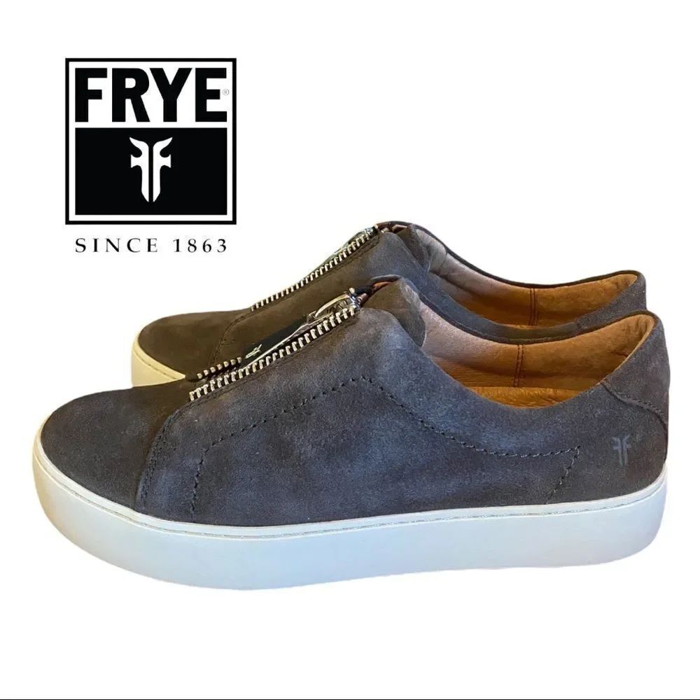 Brand New FRYE "Lena" Women's Zip Low Slip On Sneakers 6.5 6.5M